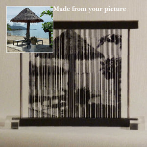 Open image in slideshow, Personalised anamorphic sculpture example 2
