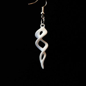 Open image in slideshow, 3D printed earrings &quot;Icicle&quot;
