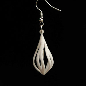 Open image in slideshow, 3D printed earrings &quot;Drop Dangling&quot;
